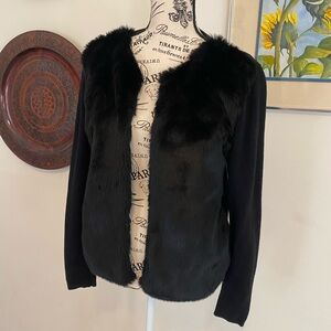 Banana Republic Black Teddy Jacket
